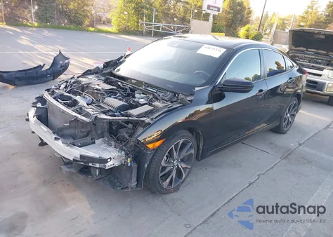 2021 Honda Civic Sport z USA, uszkodzony, nr VIN 2HGFC2F87MH544539